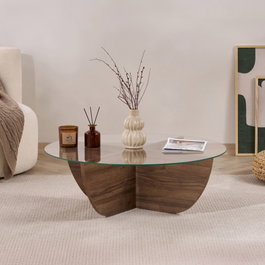 Nordure Liya - Venezia Walnut Mesa de centro